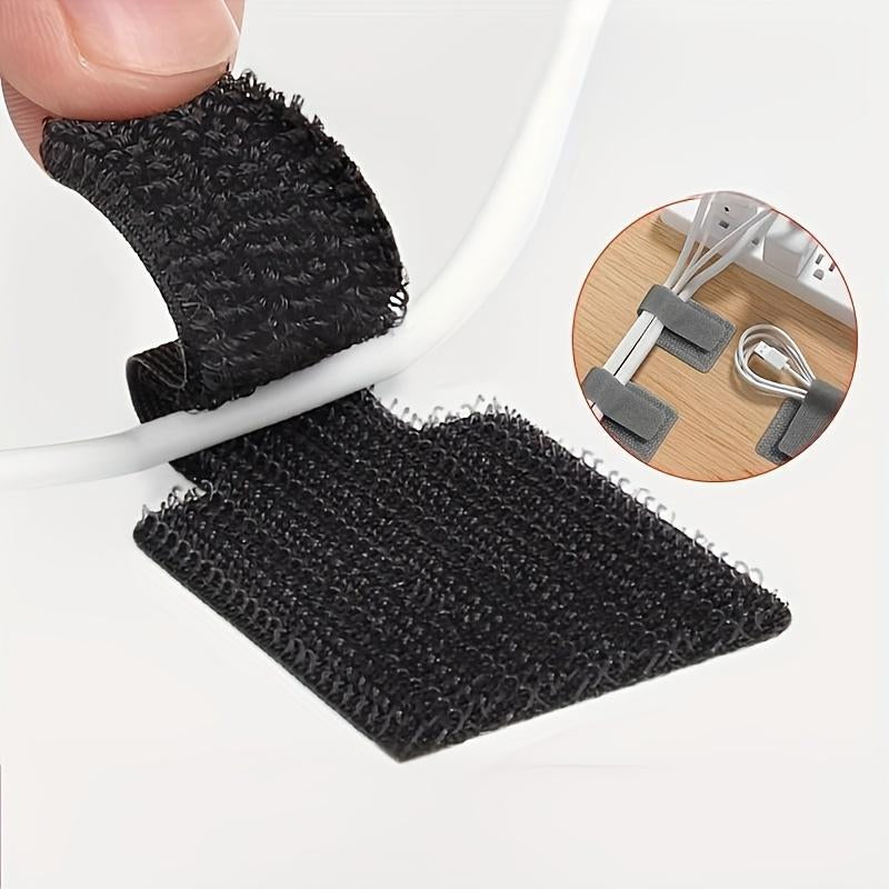 Self Adhesive Cable Clip, 30Pcs Cable Management Holder, Multipurpose Cable Organizer, Home Organizer for Desk, Office, Bedroom, Living Room